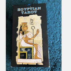 Egyptian Tarot Deck Cards Silvana Alasia Art 1996 Lo Scarabeo Complete w/ instru